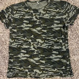 Emma and Sam Distressed Camo Tee